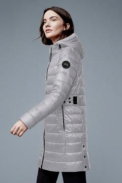Chamarras Canada Goose Mujer Outlet - Cypress Chaqueta De Plumas Black Label Blancos LA8502147